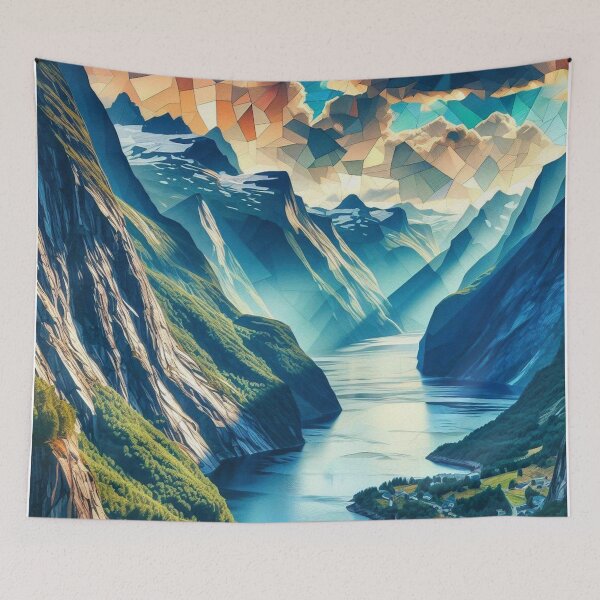 Item preview, Norwegian Fjords - Landscape Beauty from Norway designed and sold by HausKatz.