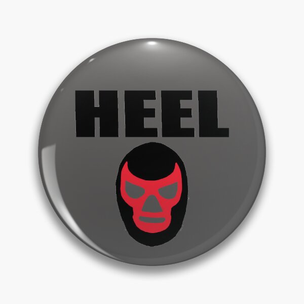 Item preview, HEEL w/Pro Wrestling Mask - on Gray designed and sold by DavidMonsterInc.