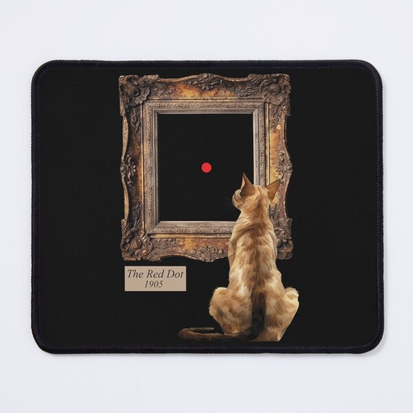 Item preview, Cat Red Dot Museum Art designed and sold by wowwowmeow.