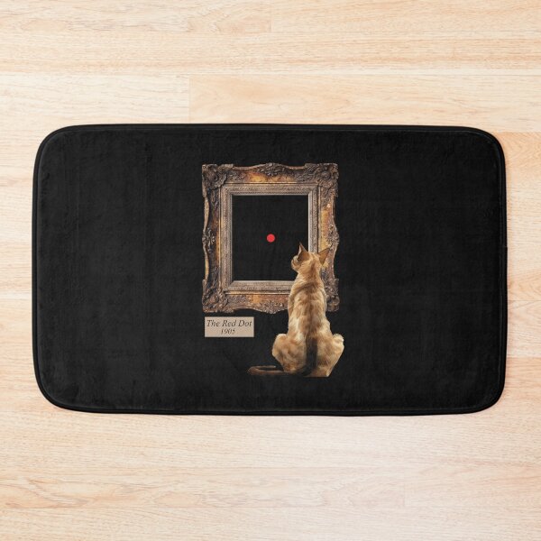 Item preview, Cat Red Dot Museum Art designed and sold by wowwowmeow.