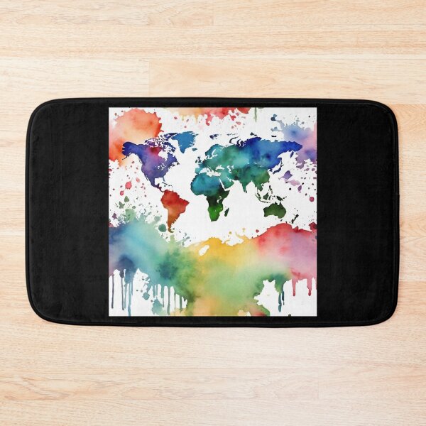 Item preview, Watercolor Continent designed and sold by DESIGNbyDIEGO.