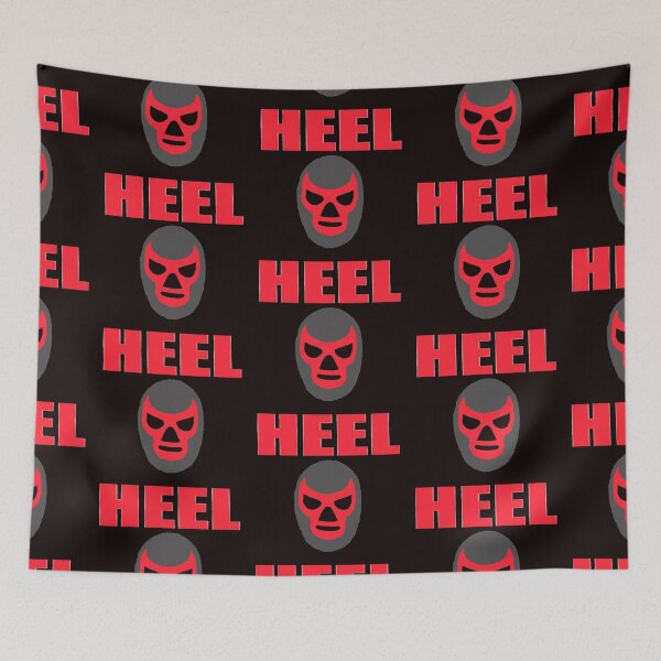 Item preview, HEEL w/Pro Wrestling Mask - on Black designed and sold by DavidMonsterInc.