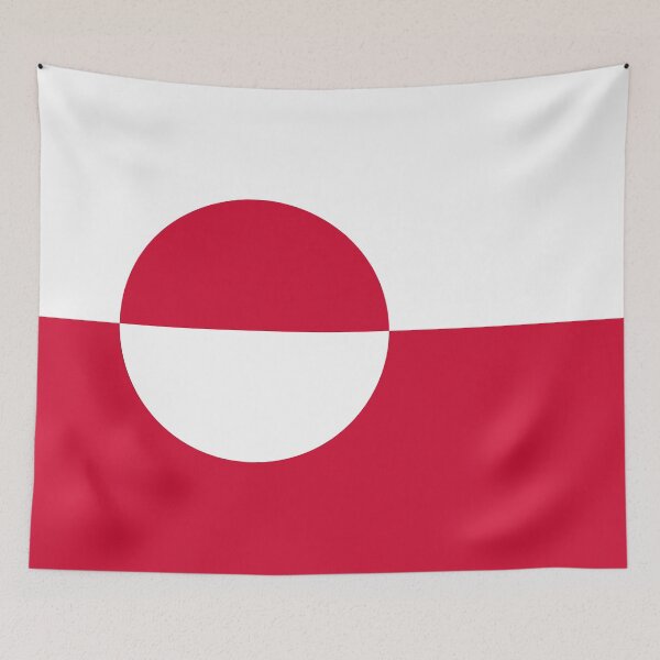 Item preview, Flag of Greenland designed and sold by FlagsandSymbols.