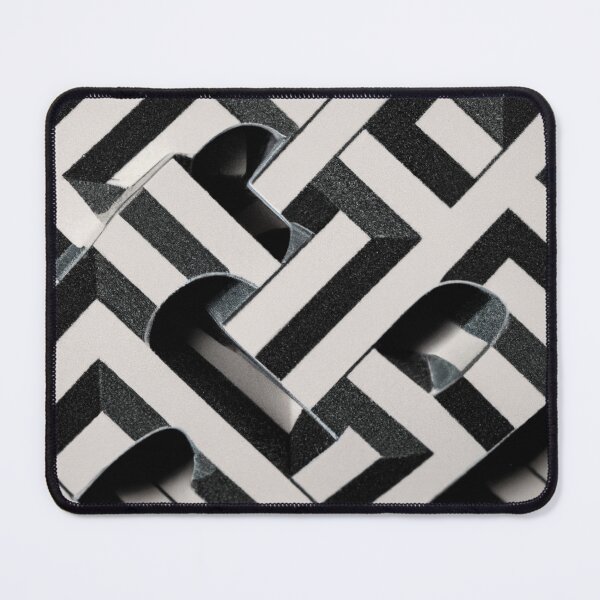 Item preview, Black and White Geometric Pattern designed and sold by Bakesales.