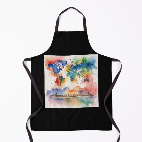 Item preview, Watercolor Continent designed and sold by DESIGNbyDIEGO.