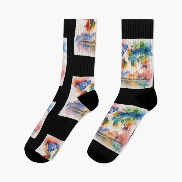 Item preview, Watercolor Continent designed and sold by DESIGNbyDIEGO.