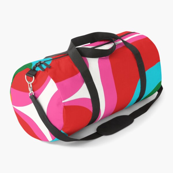 Item preview, Retro Groove Vivid Mid Century Modern Abstract Pattern with Hot Pink  designed and sold by kierkegaard.