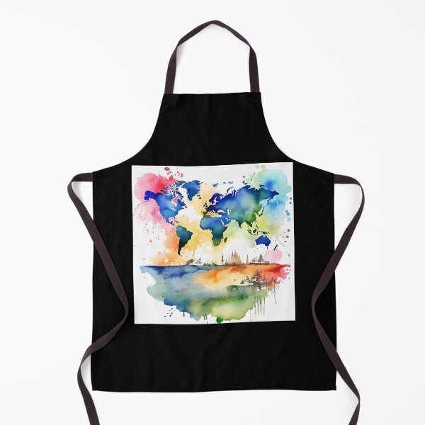 Artikelvorschau, Aquarellkontinent entworfen und verkauft von DESIGNbyDIEGO.