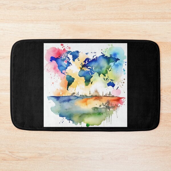 Item preview, Watercolor Continent designed and sold by DESIGNbyDIEGO.