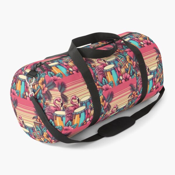 Item preview, Flamingo Cartoon Illustration Retro 80s Boombox Tropical Graphic designed and sold by CoffeeIsATrip.