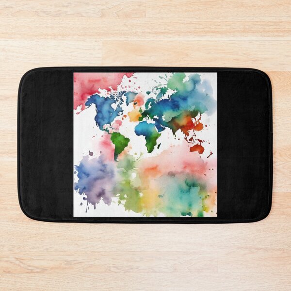 Item preview, Watercolor Continent designed and sold by DESIGNbyDIEGO.