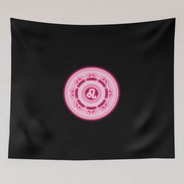 Artikelvorschau, Rosa Neon-Sternzeichen Löwe entworfen und verkauft von Heraldry design.