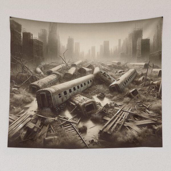 Item preview, Echoes of Civilization: The Silent Aftermath designed and sold by ArtComixHaven.