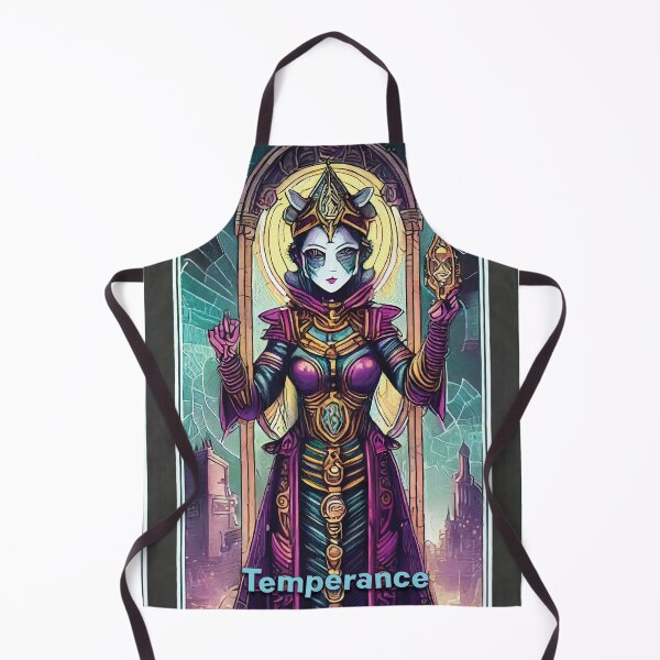 Item preview, Temperance - neon style painting tarot card designed and sold by nvrprooo.