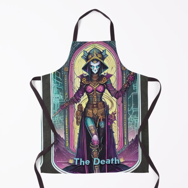 Item preview, Death - neon style painting tarot card designed and sold by nvrprooo.