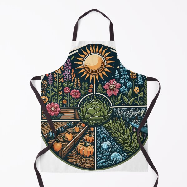 Item preview, Seasonal Gardening Delight: Blooms, Harvests, and Green Joy designed and sold by Top-Bot.