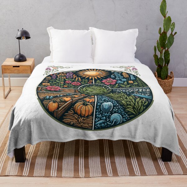 Item preview, Seasonal Gardening Delight: Blooms, Harvests, and Green Joy designed and sold by Top-Bot.