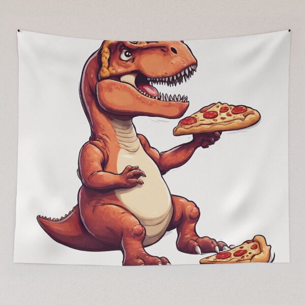 Item preview, Dinosaurs are celebrating International Pizza Festival designed and sold by teacherpeiyuan.