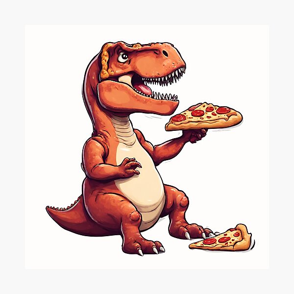 Item preview, Dinosaurs are celebrating International Pizza Festival designed and sold by teacherpeiyuan.