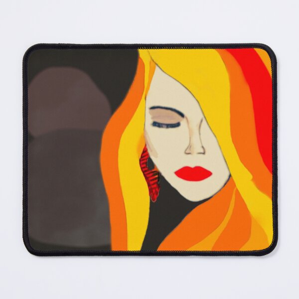 Item preview, Redhead Beauty.  Minimalistic Abstract Female Portrait  designed and sold by Pretty-Bird.