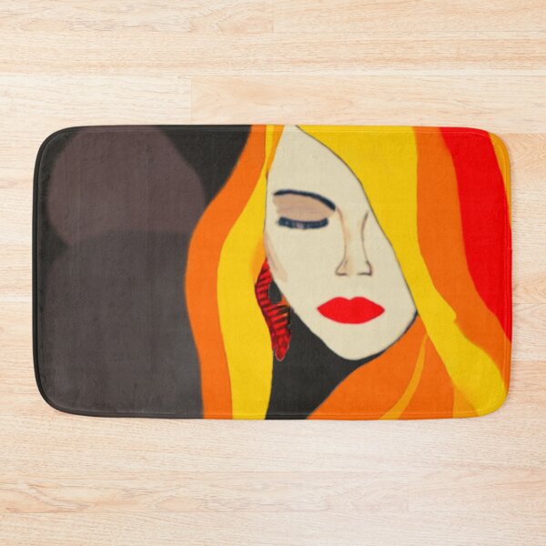 Item preview, Redhead Beauty.  Minimalistic Abstract Female Portrait  designed and sold by Pretty-Bird.