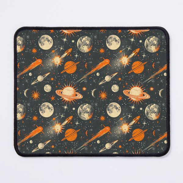 Item preview, Vintage Space Exploration Pattern - Celestial Bodies and Cosmic Phenomena Illustration designed and sold by Ajay GB.