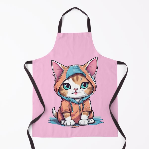 Item preview, Whisker The Cute Watercolor Kawaii Rescue Cat designed and sold by justpurrfect.