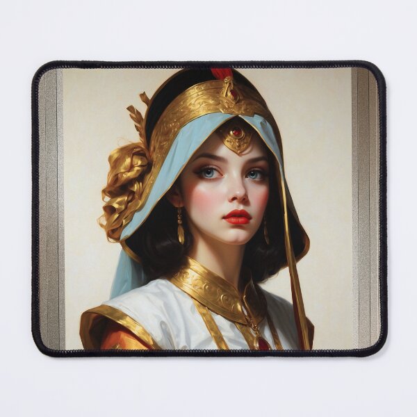 Item preview, Maiden Of The Krisden Order Beautiful AI Concept Art Portrait by Xzendor7 designed and sold by Xzendor7 Digital Art Creations.