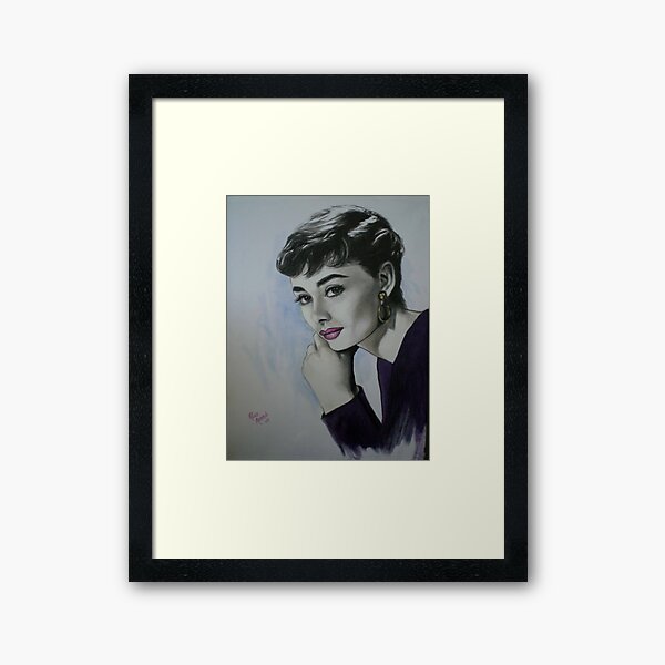 AUDREY Framed Art Print