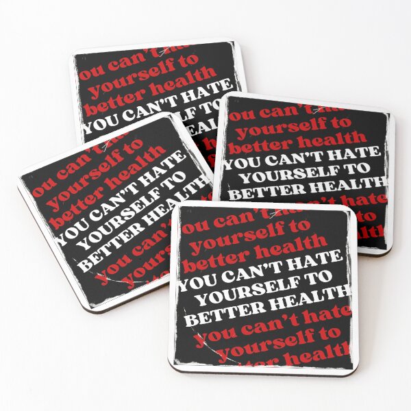 Item preview, You Can't Hate Yourself to Health designed and sold by PixiesPlace.