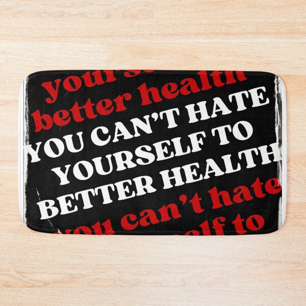 Item preview, You Can't Hate Yourself to Health designed and sold by PixiesPlace.