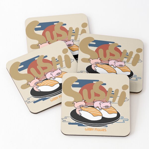 Artikelvorschau, Giddy Piggies Lachs-Sushi entworfen und verkauft von Giddy Piggies.