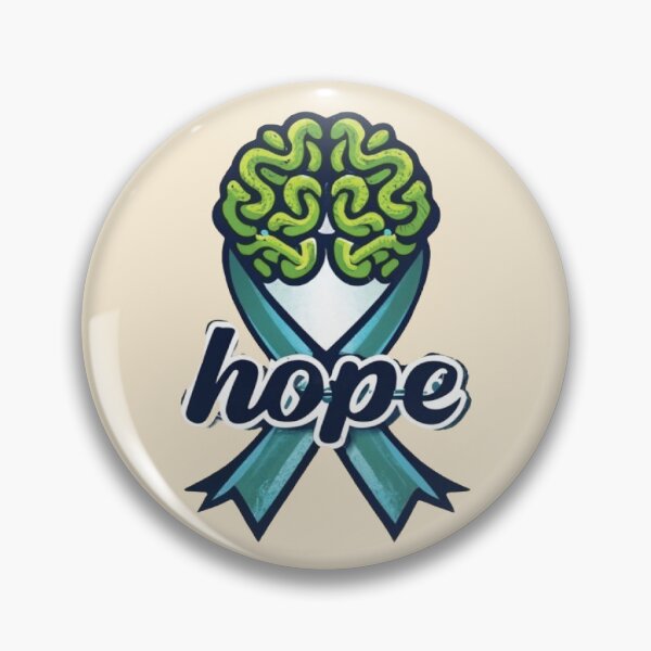 Item preview, Idiopathic intracranial hypertension Awareness Hope Ribbon Warrior designed and sold by UrbanGraphixs.