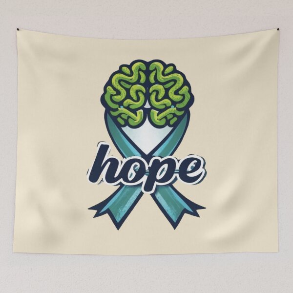 Item preview, Idiopathic intracranial hypertension Awareness Hope Ribbon Warrior designed and sold by UrbanGraphixs.