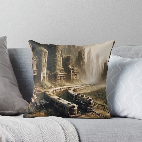 Item preview, Whispers of the Past: Echoes Amidst the Urban Wilds designed and sold by ArtComixHaven.