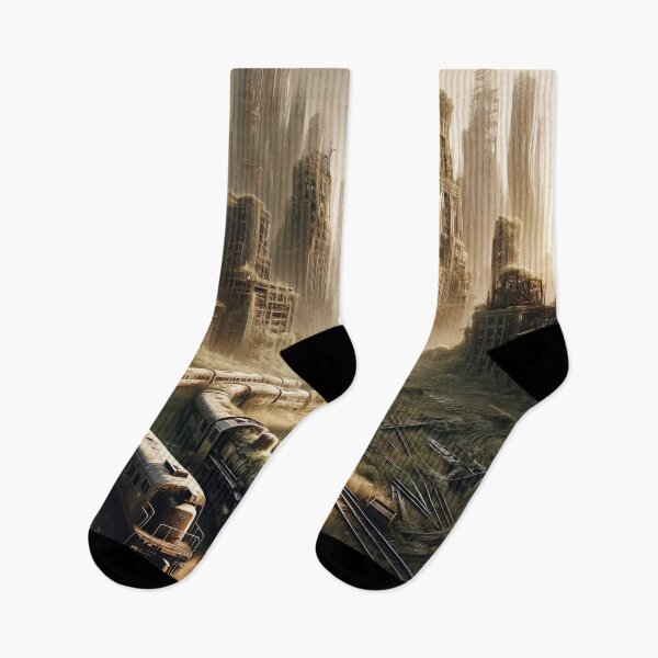 Item preview, Whispers of the Past: Echoes Amidst the Urban Wilds designed and sold by ArtComixHaven.