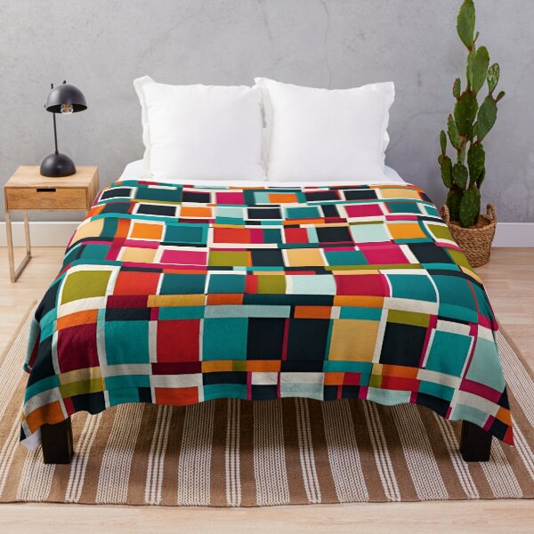 Item preview, colored tiles pattern designed and sold by AJSRPrints.