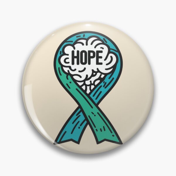 Item preview, Idiopathic intracranial hypertension Awareness Hope Ribbon Warrior designed and sold by UrbanGraphixs.