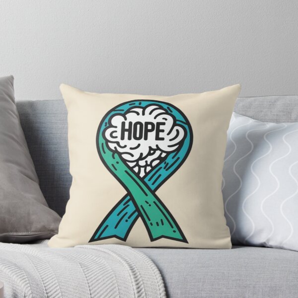 Item preview, Idiopathic intracranial hypertension Awareness Hope Ribbon Warrior designed and sold by UrbanGraphixs.