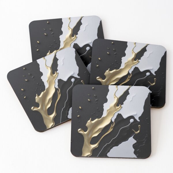 Item preview, Best marble black and white Design.Agate Gold Glitter designed and sold by SuraSu.