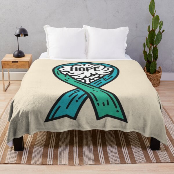 Item preview, Idiopathic intracranial hypertension Awareness Hope Ribbon Warrior designed and sold by UrbanGraphixs.