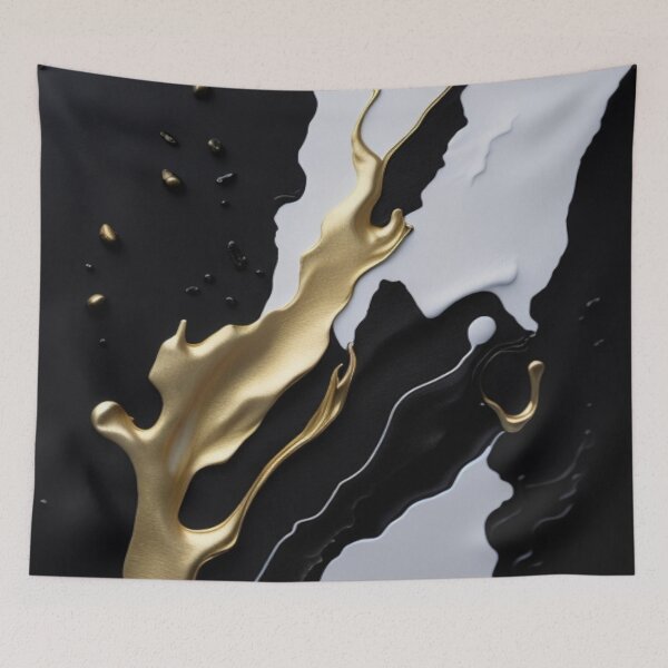 Item preview, Best marble black and white Design.Agate Gold Glitter designed and sold by SuraSu.