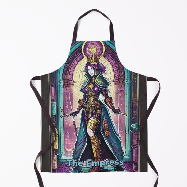 Item preview, The Empress - neon style painting tarot card designed and sold by nvrprooo.