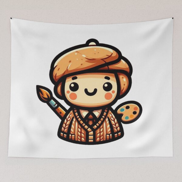 Item preview, The Joyful Painter: A Charming Artist Character designed and sold by Shams-Studio.