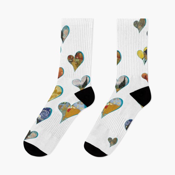 Item preview, Falling Van Gogh Hearts designed and sold by Avida's Fever Dreams.
