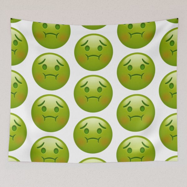 Item preview, Nauseated Face Emoji designed and sold by Popular-Gifts.
