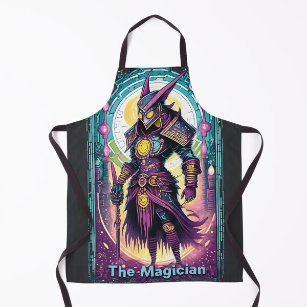 Item preview, The Magician - neon style painting tarot card designed and sold by nvrprooo.