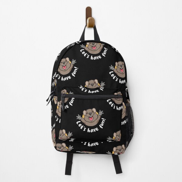 Item preview, Quirky quokka says 'Let's have fun'! (on dark colors) designed and sold by messy-nessie.