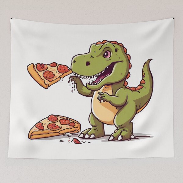 Item preview, Dinosaurs are celebrating International Pizza Festival designed and sold by teacherpeiyuan.