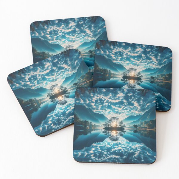 Item preview, Mirrored Skies Over Serene Valley designed and sold by EnigmaGallery.
